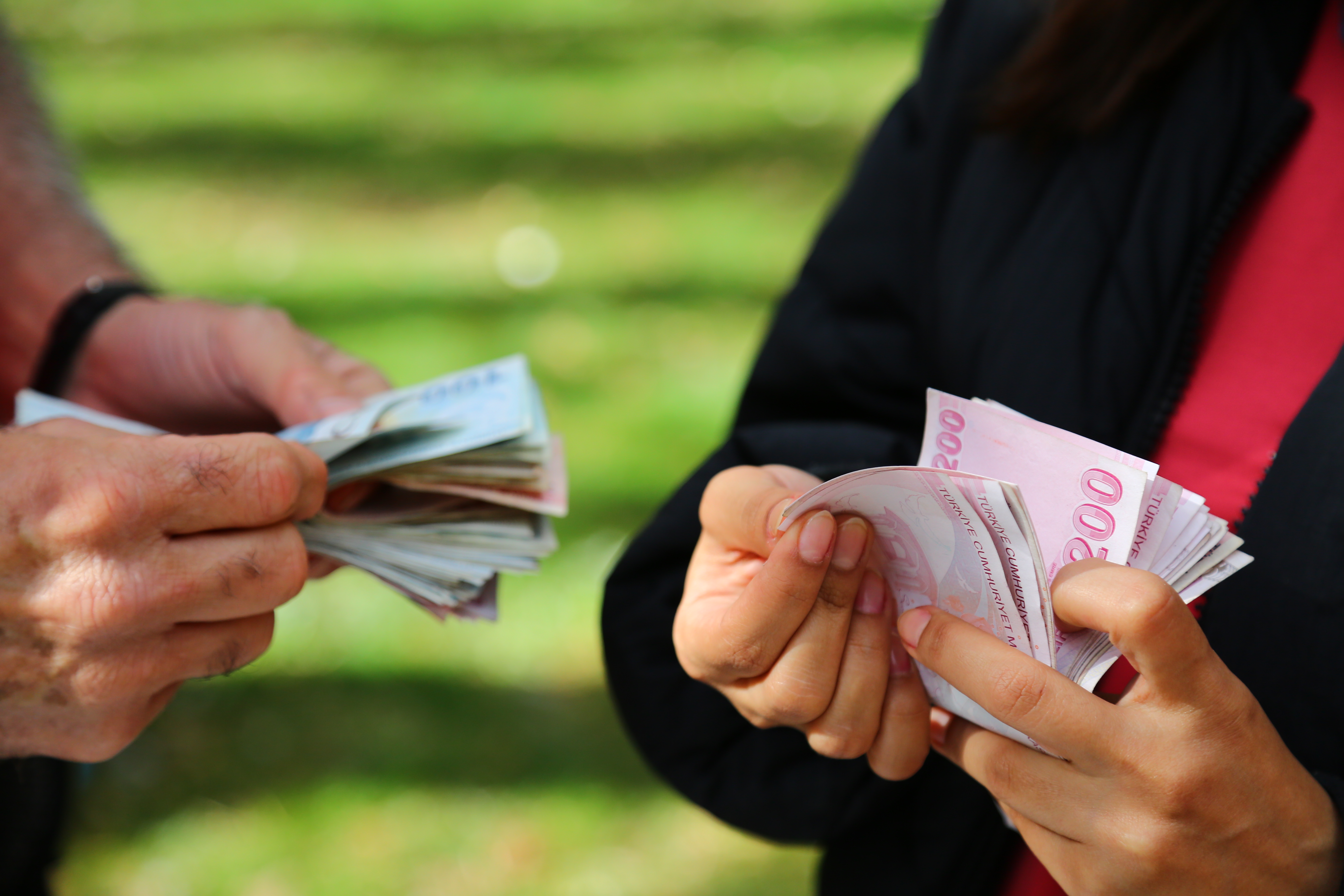 Turkish lira shopping
